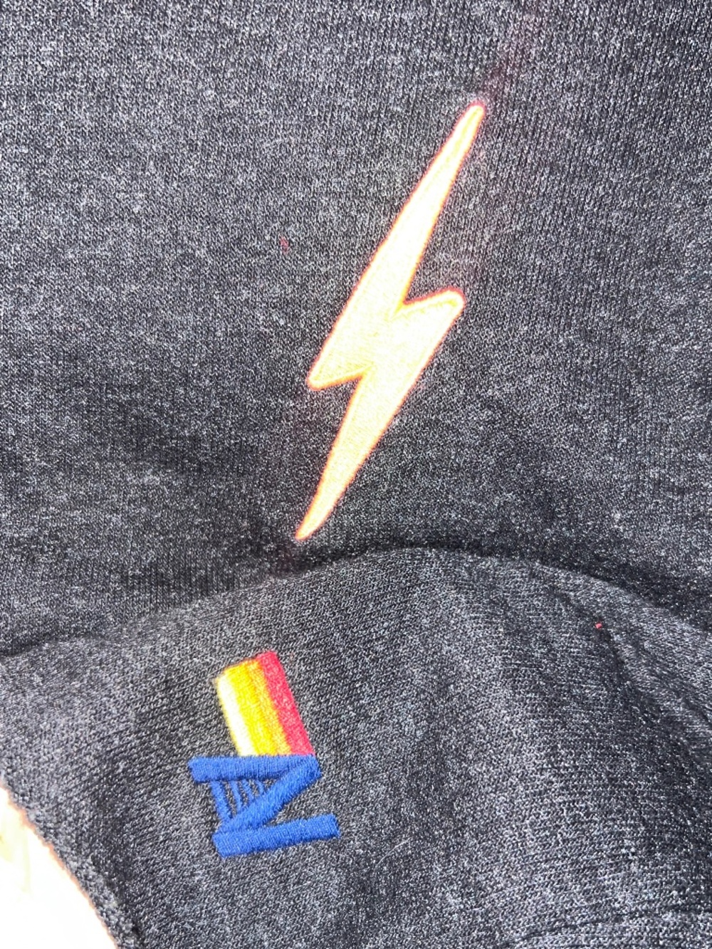 Aviator Nation -XS- bolt cropped rainbow stripe - Picture 4 of 7